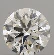 0.35 Carat Round H VVS1 EX GIA Natural Diamond