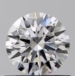 0.50 Carat Round E VVS2 EX GIA Natural Diamond