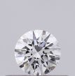 0.24 Carat Round D SI1 EX GIA Natural Diamond