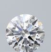 0.5 Carat Round F VS1 EX GIA Natural Diamond