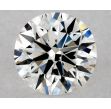 0.4 Carat Round F VVS1 VG EX GIA Natural Diamond