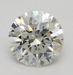 0.45 Carat Round H VVS1 VG EX GIA Natural Diamond