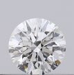 0.2 Carat Round F VVS2 EX GIA Natural Diamond