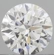 0.54 Carat Round E VVS2 EX GIA Natural Diamond