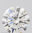 0.5 Carat Round H VVS1 EX GIA Natural Diamond