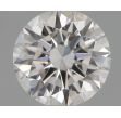 0.56 Carat Round F VVS1 EX GIA Natural Diamond