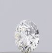 0.18 Carat Round H SI1 EX GIA Natural Diamond