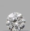 0.23 Carat Round F VVS2 EX GIA Natural Diamond