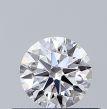 0.35 Carat Round D IF EX GIA Natural Diamond