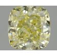 2.02 Carat Cushion Modified Fancy Yellow VVS2 - VG GD GIA Natural Diamond