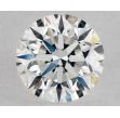 0.5 Carat Round H VVS1 EX VG GIA Natural Diamond