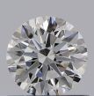 0.52 Carat Round E VVS2 EX GIA Natural Diamond