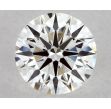 0.54 Carat Round H VVS1 EX VG GIA Natural Diamond