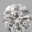 0.71 Carat Round F SI2 EX GIA Natural Diamond