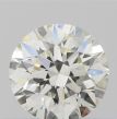 0.37 Carat Round H VVS1 EX IGI Natural Diamond