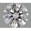 0.40 Carat Round F SI1 VG EX GIA Natural Diamond