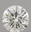 0.4 Carat Round H VVS1 EX IGI Natural Diamond