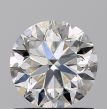 0.90 Carat Round H SI1 VG EX GIA Natural Diamond