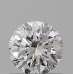 0.51 Carat Round D VVS2 EX GIA Natural Diamond