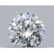 0.5 Carat Round F VS1 EX GIA Natural Diamond