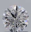 0.80 Carat Round F VS1 VG EX GIA Natural Diamond