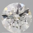 0.9 Carat Round H VVS2 EX GIA Natural Diamond