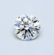 0.5 Carat Round I VS1 EX GIA Natural Diamond