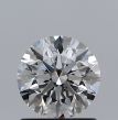 0.90 Carat Round D SI1 EX GIA Natural Diamond