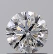 0.70 Carat Round F SI1 VG EX GIA Natural Diamond