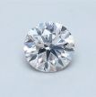 0.55 Carat Round E SI2 VG EX GIA Natural Diamond