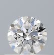 0.38 Carat Round E IF EX GIA Natural Diamond