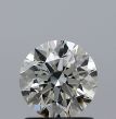 0.90 Carat Round J SI1 EX IGI Natural Diamond