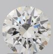 1.31 Carat Round H VVS1 EX GIA Natural Diamond