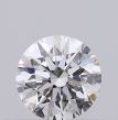 0.23 Carat Round E SI1 EX GIA Natural Diamond