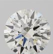 0.73 Carat Round H VVS2 EX GIA Natural Diamond