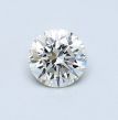 0.52 Carat Round H SI1 VG EX GIA Natural Diamond