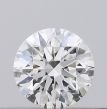 0.2 Carat Round F VVS2 EX GIA Natural Diamond