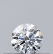 0.2 Carat Round E VS2 EX VG GIA Natural Diamond