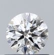 0.54 Carat Round E VVS2 EX GIA Natural Diamond