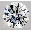 0.35 Carat Round F VVS1 EX VG GIA Natural Diamond