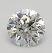 0.45 Carat Round E VVS2 VG EX GIA Natural Diamond