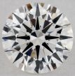 0.51 Carat Round H VVS1 EX GIA Natural Diamond