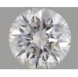 0.45 Carat Round D VVS2 EX GIA Natural Diamond