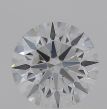 0.95 Carat Round D VVS2 EX GIA Natural Diamond