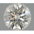 0.56 Carat Round H VVS2 EX IGI Natural Diamond