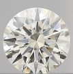 0.43 Carat Round H VVS1 EX IGI Natural Diamond