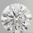 0.42 Carat Round H IF EX GIA Natural Diamond