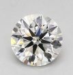 0.4 Carat Round H SI1 EX GIA Natural Diamond