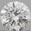 0.40 Carat Round D SI2 EX GIA Natural Diamond