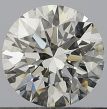 0.52 Carat Round G VVS2 EX GIA Natural Diamond